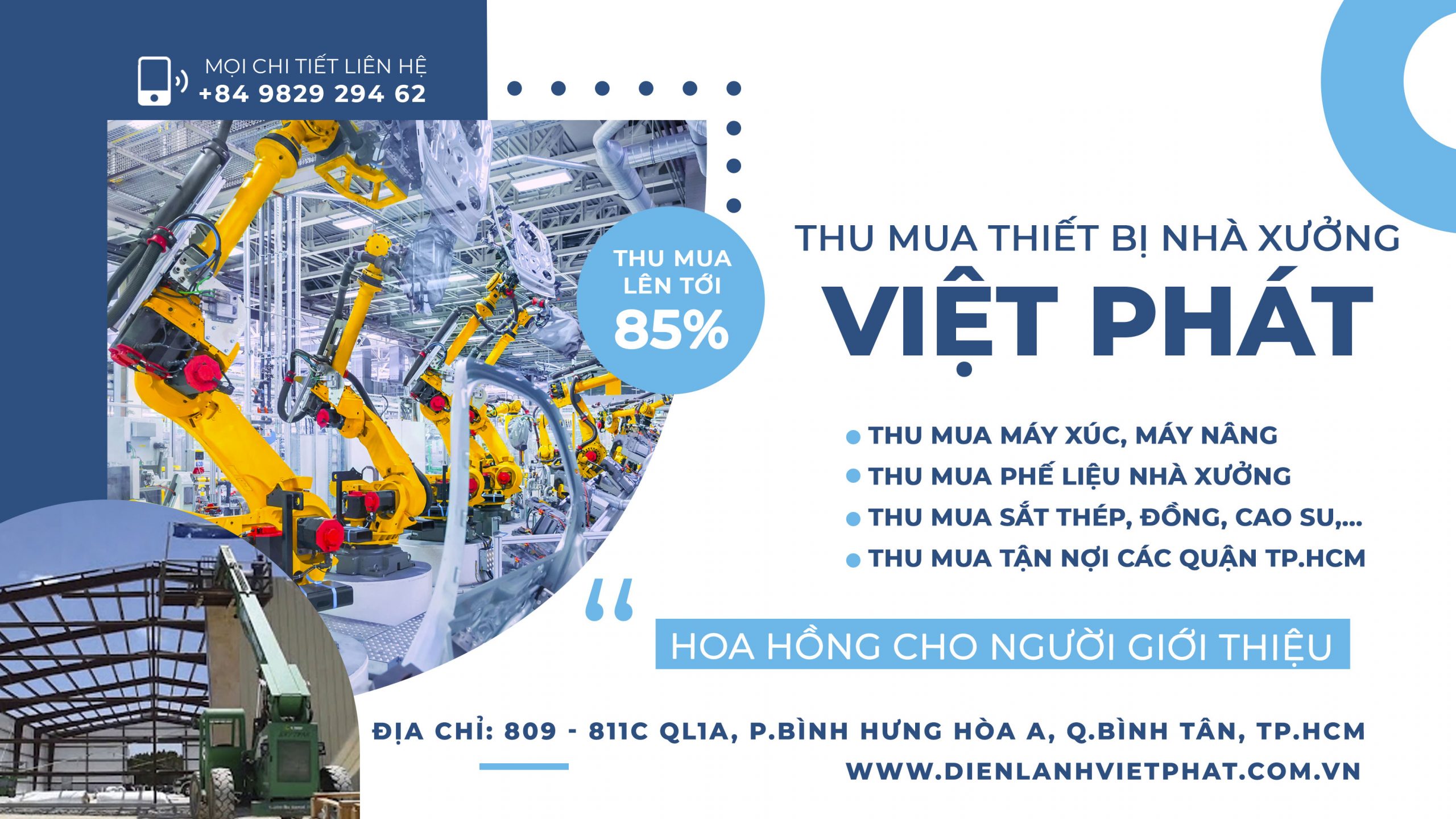 Dịch vụ thu mua phế liệu nhà xưởng – Việt Phát
