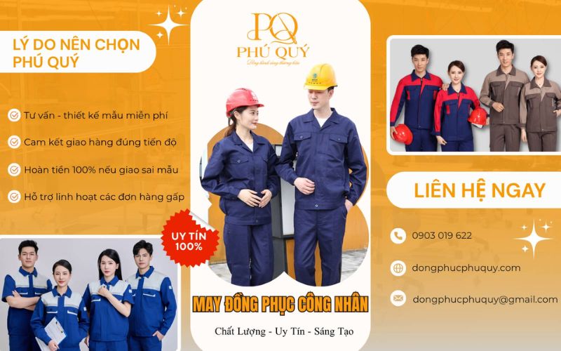 xưởng may đồng phục Phú Quý