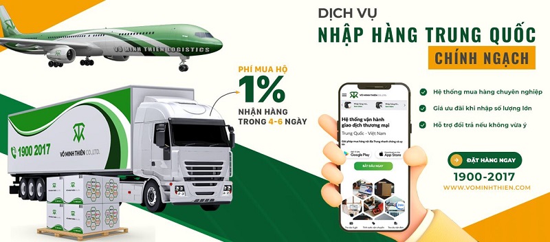 dịch vụ nhập hàng và vận chuyển uy tín Võ Minh Thiên