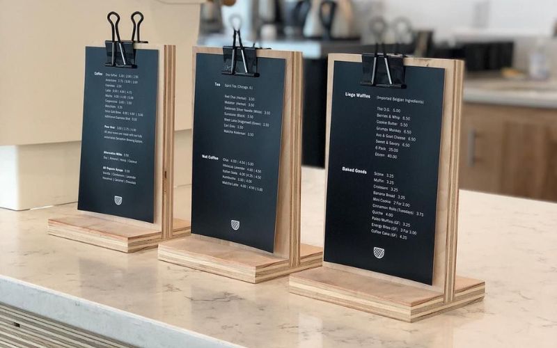 menu gỗ