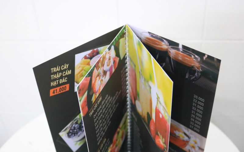 menu nhựa