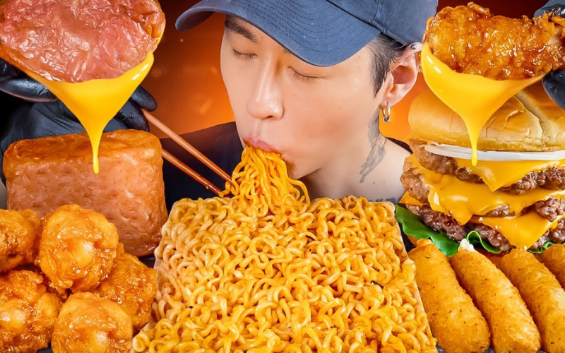 làm video youtube chủ đề mukbang