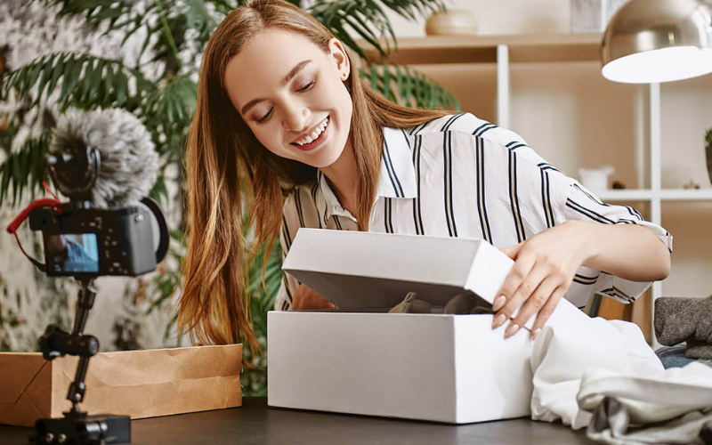 làm video youtube chủ đề unboxing