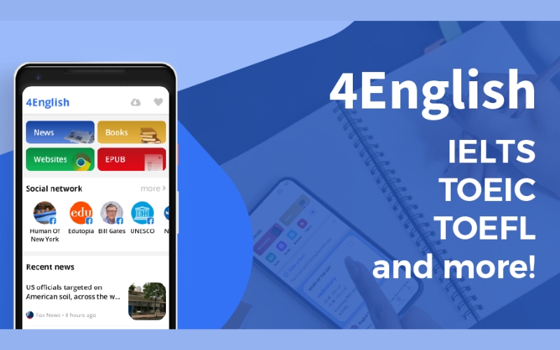 app học tiếng anh 4English