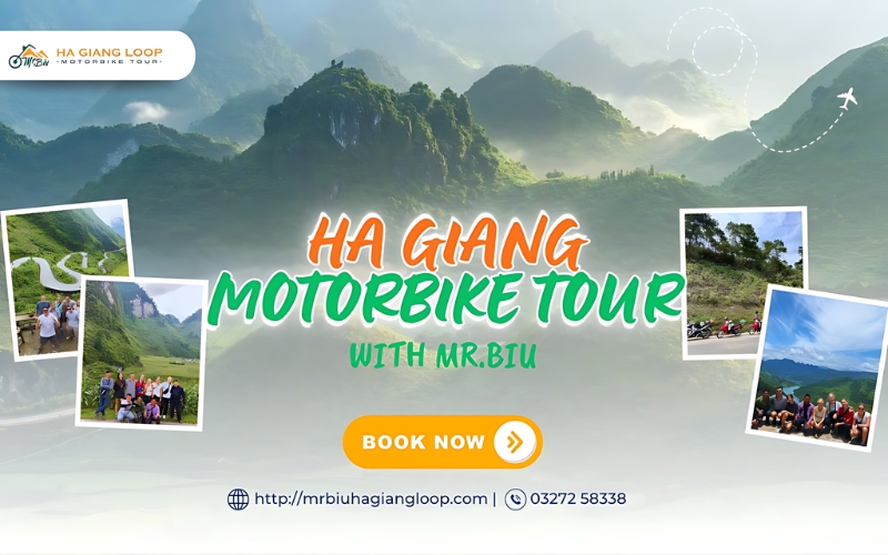 Phượt xe máy an toàn tại Mr Biu Hà Giang Loop