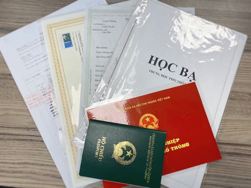 hồ sơ giấy tờ xin visa
