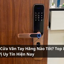khóa cửa vân tay hãng nào tốt