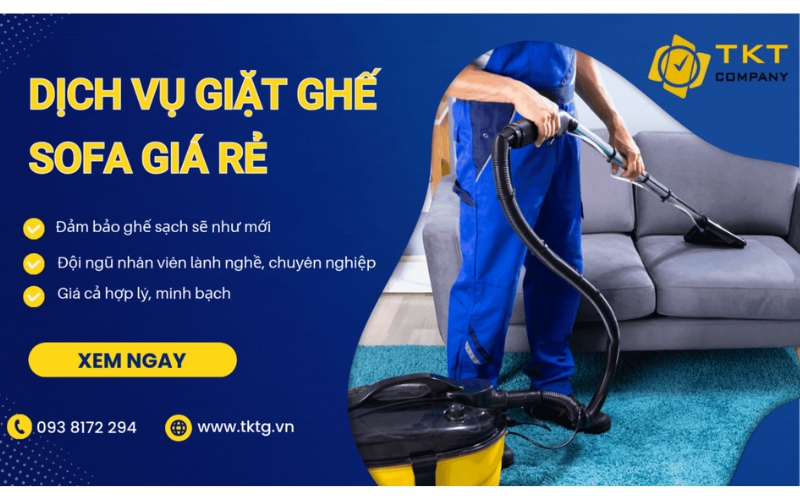 dịch vụ giặt ghế sofa tkt company